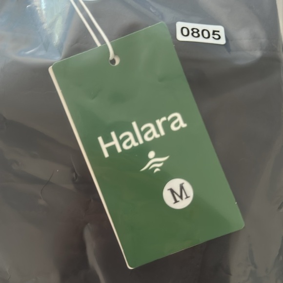 Halara Button Front Pant Square Front Pockets Black NWT M - Picture 6 of 8